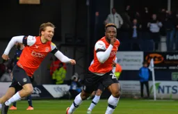 Kazenga LuaLua shushing before he does his somersaults.
