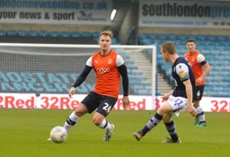 James Bree looks to intercept Shane Ferguson's pass