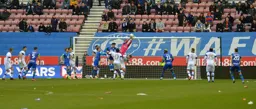 Simon Sluga claims a high ball once again under quite some pressure