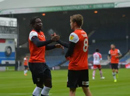 Pelly-Ruddock Mpanzu congrats Luke Berry on his goal