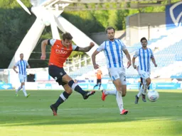 James Collins lets fly