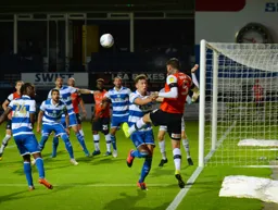 Sonny Bradley nods the ball back into the dangerzone