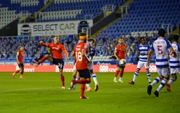James Bree tries his luck from the edge of the penalty area