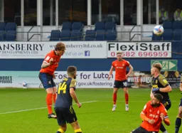 Luke Berry`s header at goal comes to nothing
