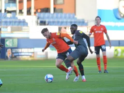 Jordan Clark is about to be fouled