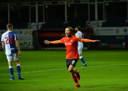 Luke Berry has just given the Town a 1-0 lead