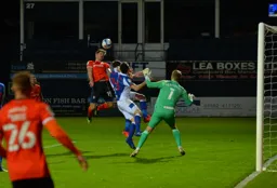 James Collins cannot find the target with this attempt