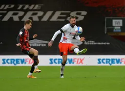 Sonny Bradley clears the ball downfield