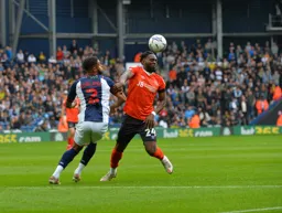 Fred Onyedinma tries to cut inside