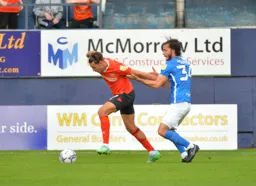 Harry Cornick trying to get away from his marker