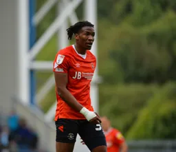 Gabe Osho during his first season as a regular starter for Luton Town