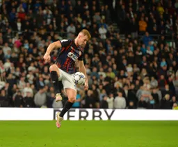 James Bree controlling the ball