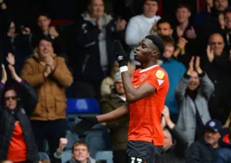 Elijah Adebayo celebrates yet another goal during his breakthrough season