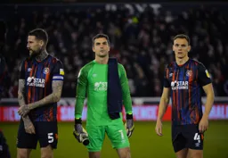 Sonny Bradley, James Shea and Kal Naismith ready to do battle at the City Ground