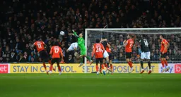 James Shea punches clear