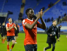 Elijah Adebayo celebrating another win on the road with the fans