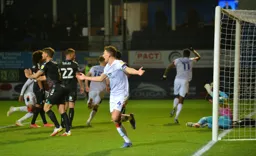 Everyone running off to go celebrate with Elijah Adebayo