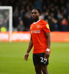 Fred Onyedinma during his first season with the Hatters