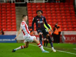 Gabe Osho trying to keep the ball in play