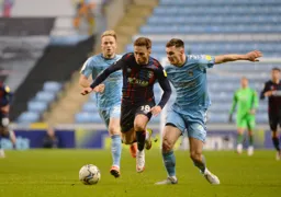 Jordan Clark tears through the middle of the park