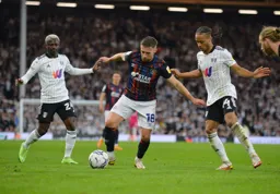 Jordan Clark trying to make things happen in midfield