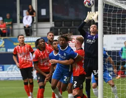 Ehan Horvath takes the ball from under the crossbar