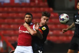 Reece Burke and Nahki Wells get physical