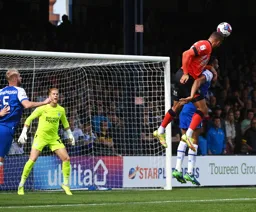 Carlton Morris`s header brings about the Town`s only goal