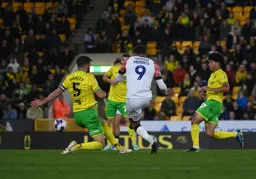 Carlton Morris scores the only goal of the game