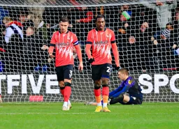 Dan Potts, Amari`i Bell and Ethan Horvath have that sinking feeling