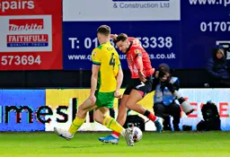 Harry Cornick takes on Dara O`Shea