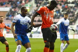 Elijah Adebayo shows some ball control