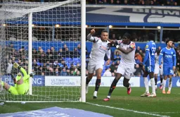 Carlton Morris has just scored the only goal of the game