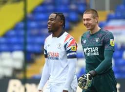 Pelly Ruddock-Mpanzu and Ethan Horvarth are pleased with their days work
