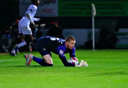 Ethan Horvath safely gathers the ball