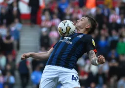 Alfie Doughty demonstrtates some chest control