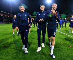 Dan Potts, Reece Burke and Ethan Horvath