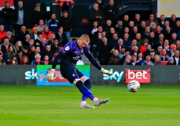 Ethan Horvarth launches the ball down field