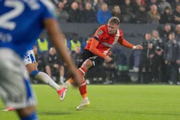 Alfie Doughty watches as his fantastic curling shot enters the Gillingham net could be goal of the season