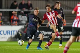 Luke Berry gets in a tackle