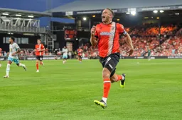 The look of anguish on the face of Carlton Morris sums up the Town`s evening