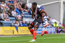 Kaine Kesler-Hayden takes a ride on Chiedozie Ogbene`s back