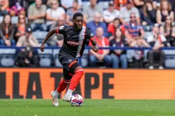 Shandon Baptiste moves forward with the ball