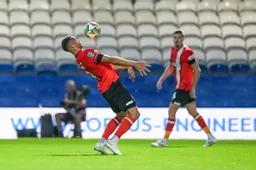 Carlton Morris demonstrates some chest control