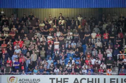 Pensive Luton supporters