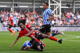 Tahith Chong takes a tumble