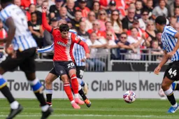 Liam Walsh plays a firm looking pass
