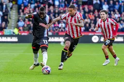 Marvelous Nakamba is closed down by Tyrese Campbell