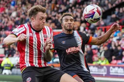 Jacob Brown watches the ball