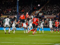 Mark McGuinness rises highest to win a header